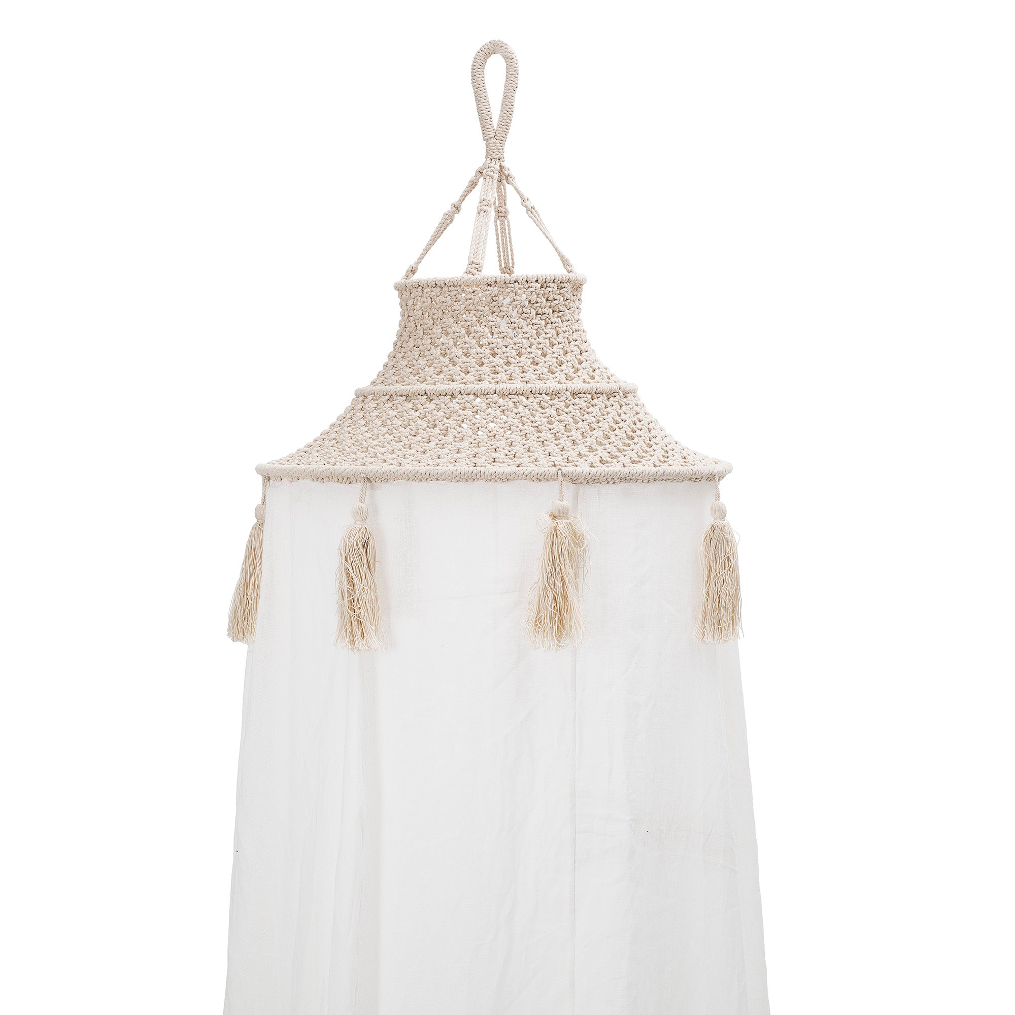 BLOOMINGVILLE MINI Hugh Children's Canopy in 100% Cotton, Ø 50 x 275 cm