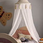 BLOOMINGVILLE MINI Hugh Children's Canopy in 100% Cotton, Ø 50 x 275 cm