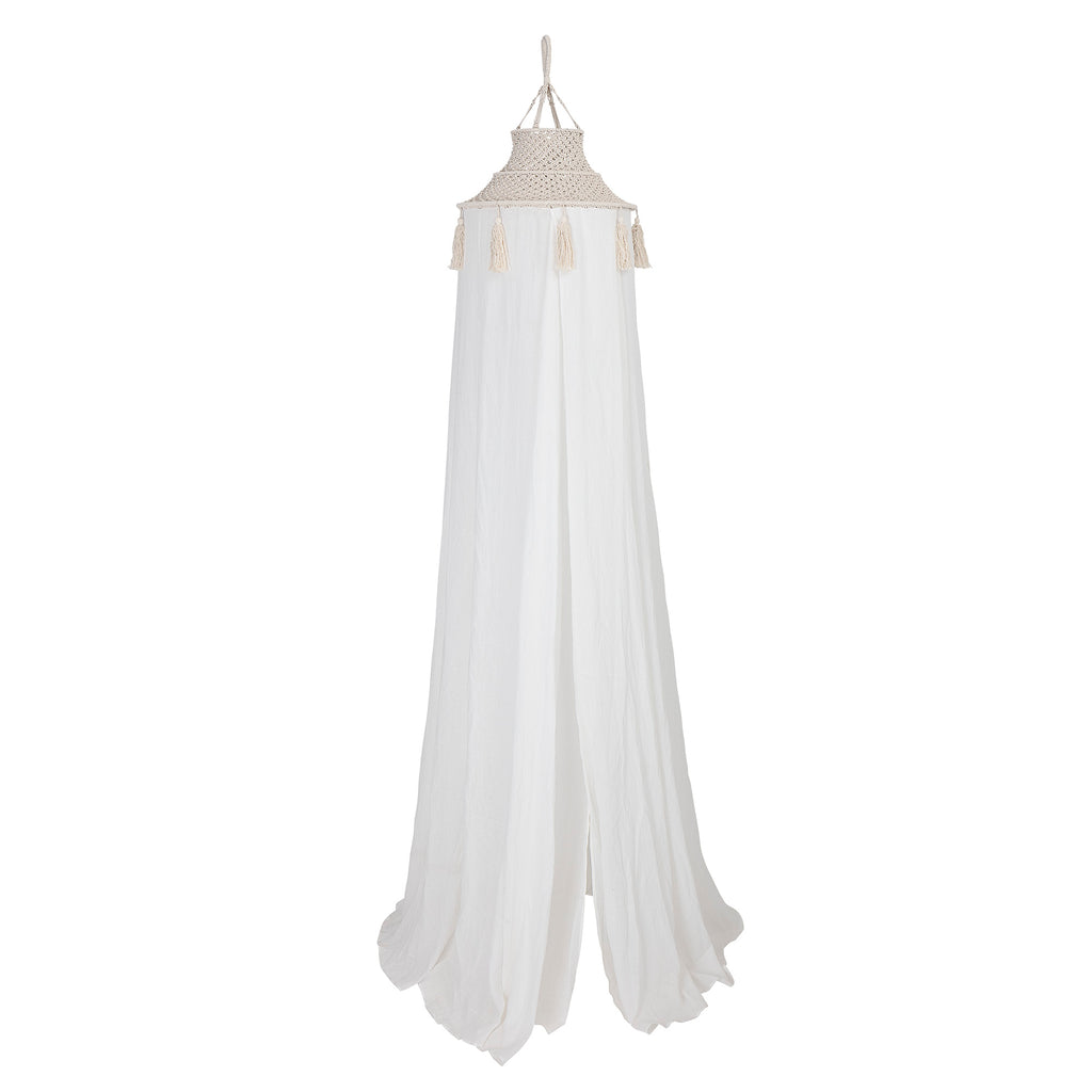 BLOOMINGVILLE MINI Hugh Children's Canopy in 100% Cotton, Ø 50 x 275 cm