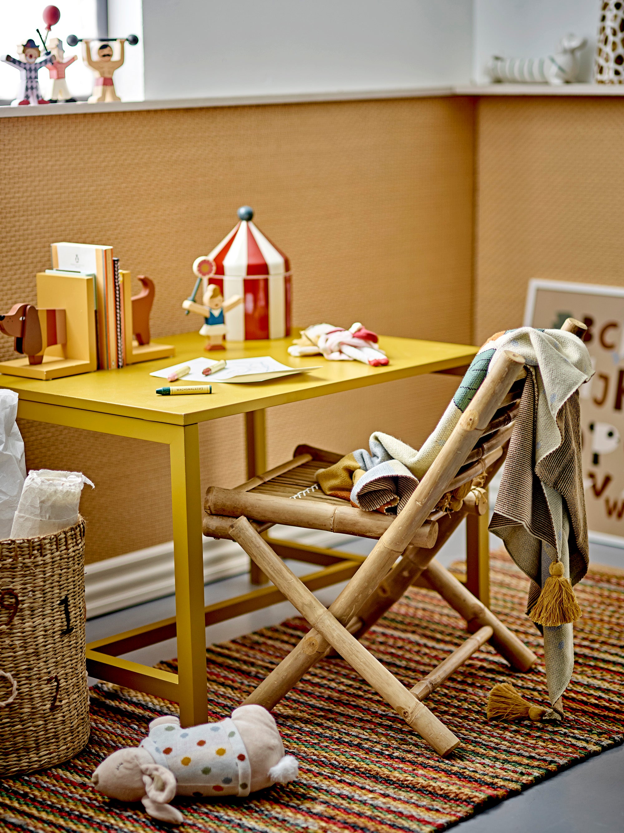 BLOOMINGVILLE MINI Mini Sole Indoor/Outdoor Chair, Nature, 100% Bamboo, 43 x 60 x 48 cm