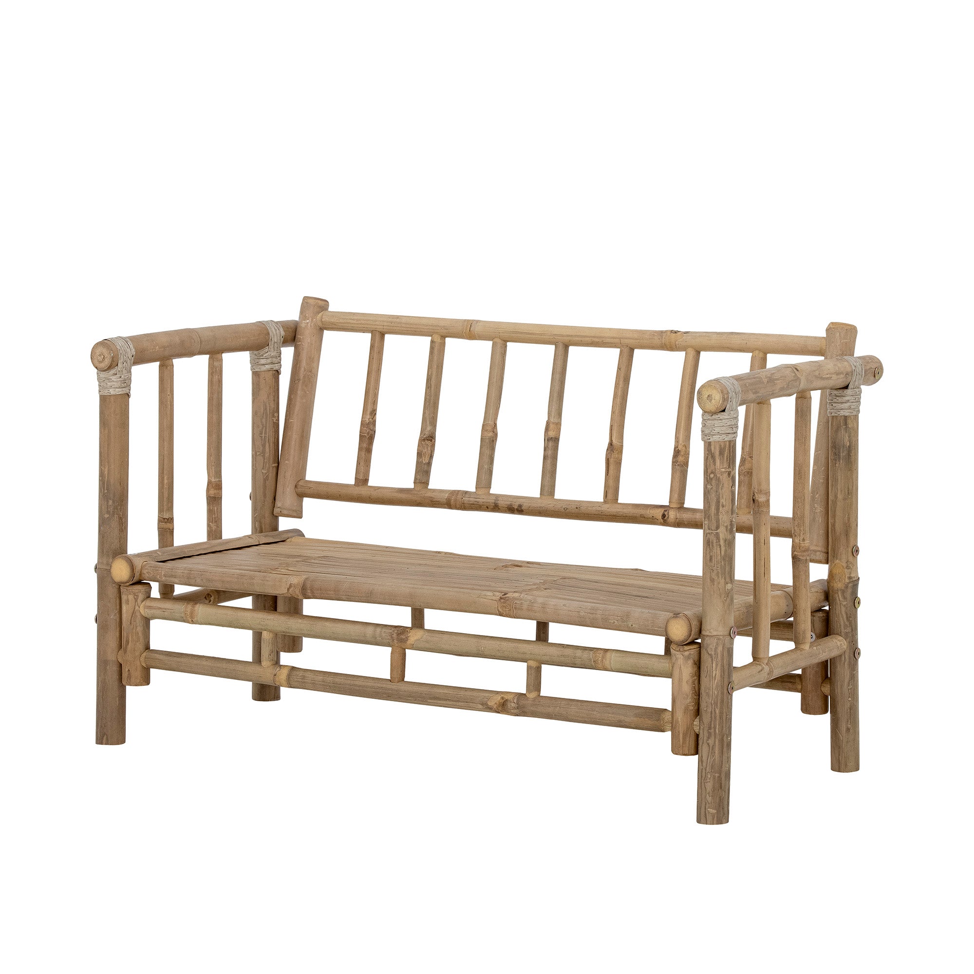BLOOMINGVILLE MINI Mini Sole Indoor/Outdoor Children's Sofa, Nature, 100% Bamboo, 89 x 55 x 45 cm