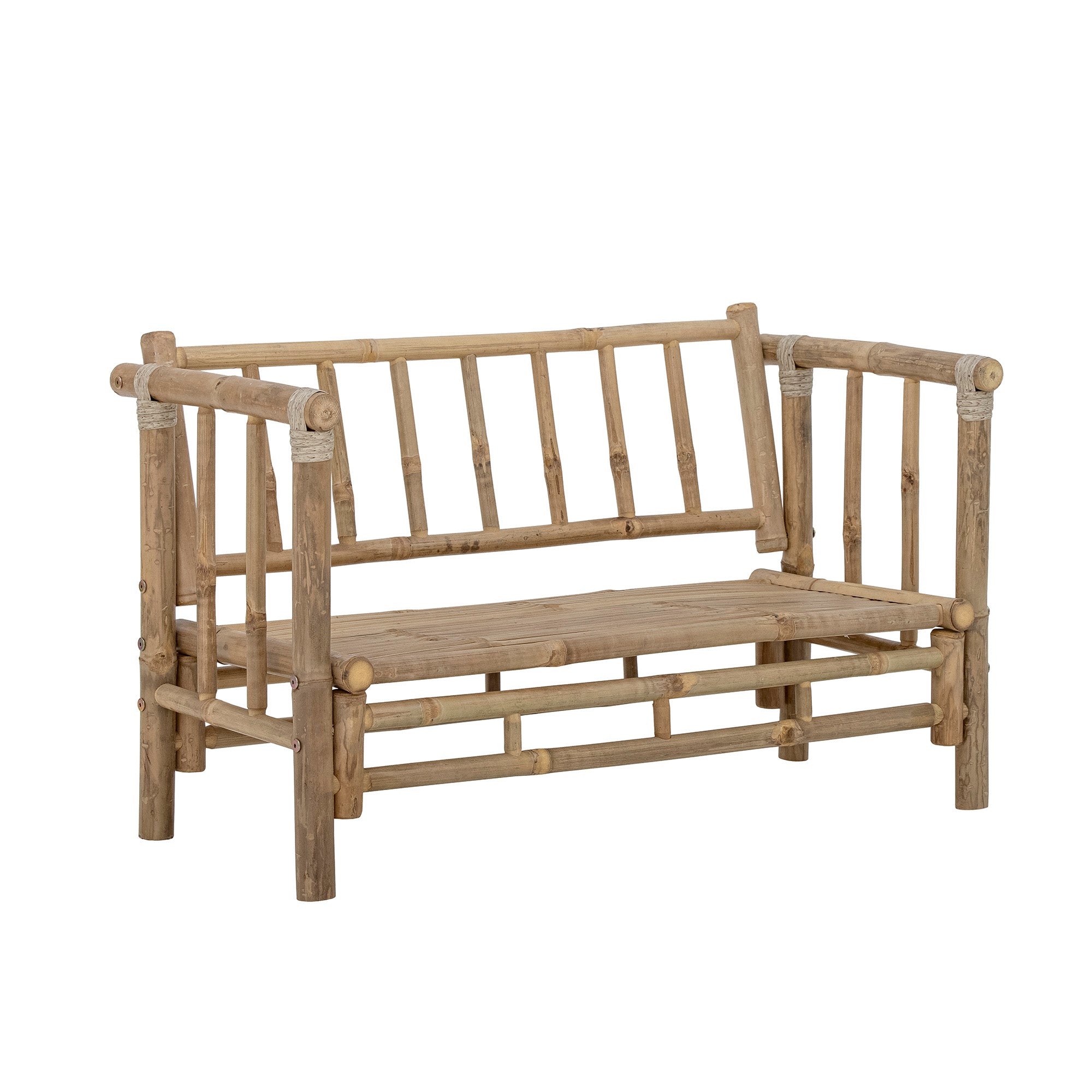 BLOOMINGVILLE MINI Mini Sole Indoor/Outdoor Children's Sofa, Nature, 100% Bamboo, 89 x 55 x 45 cm