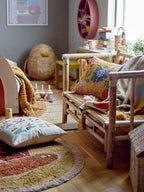 BLOOMINGVILLE MINI Mini Sole Indoor/Outdoor Children's Sofa, Nature, 100% Bamboo, 89 x 55 x 45 cm