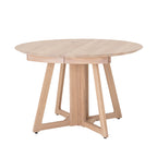BLOOMINGVILLE Owen Extending Dining Table Nordic Theme in FSC 100% Oak 1