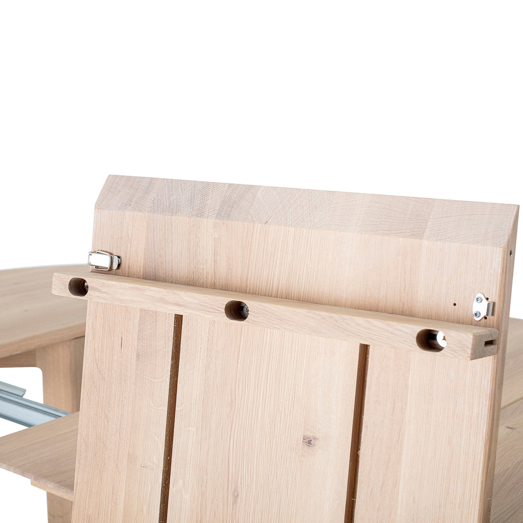 BLOOMINGVILLE Owen Extending Dining Table Nordic Theme in FSC 100% Oak 13