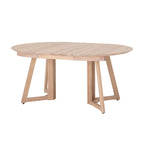 BLOOMINGVILLE Owen Extending Dining Table Nordic Theme in FSC 100% Oak 6