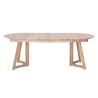BLOOMINGVILLE Owen Extending Dining Table Nordic Theme in FSC 100% Oak 7