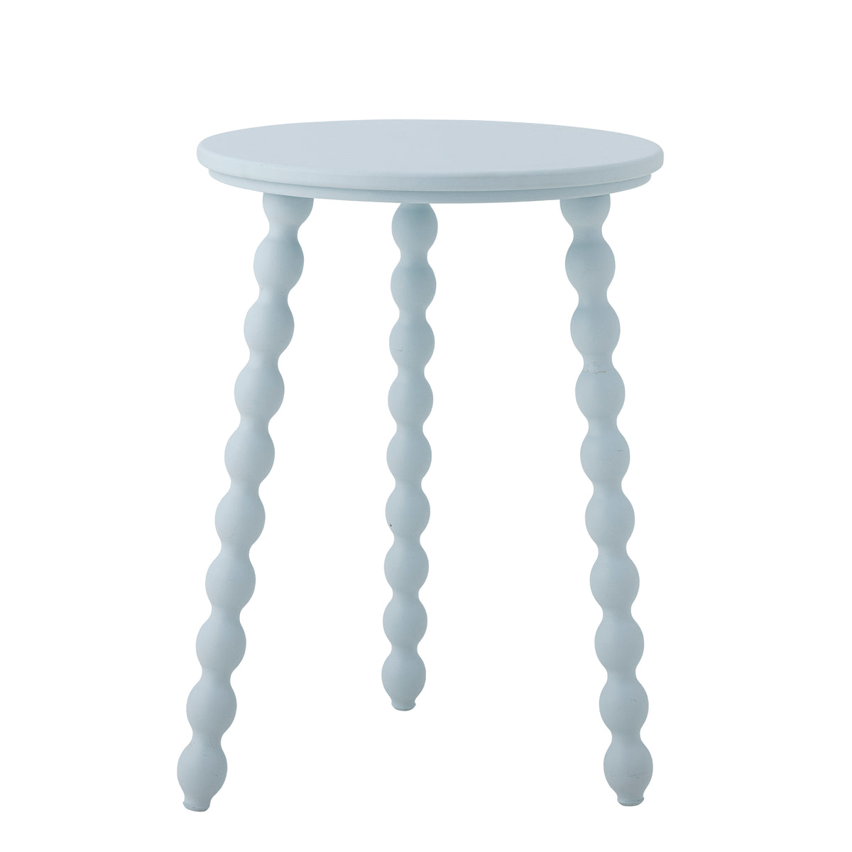 BLOOMINGVILLE Salino Side Table in Blue, Pine, Ø 41 x 53,5 cm