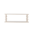 BLOOMINGVILLE Salino Small Double Floating Shelf in White, 60 x 21.5 x 17 cm