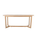 BLOOMINGVILLE Serrone Dining Table in 100% Rubberwood, 200 x 100 cm