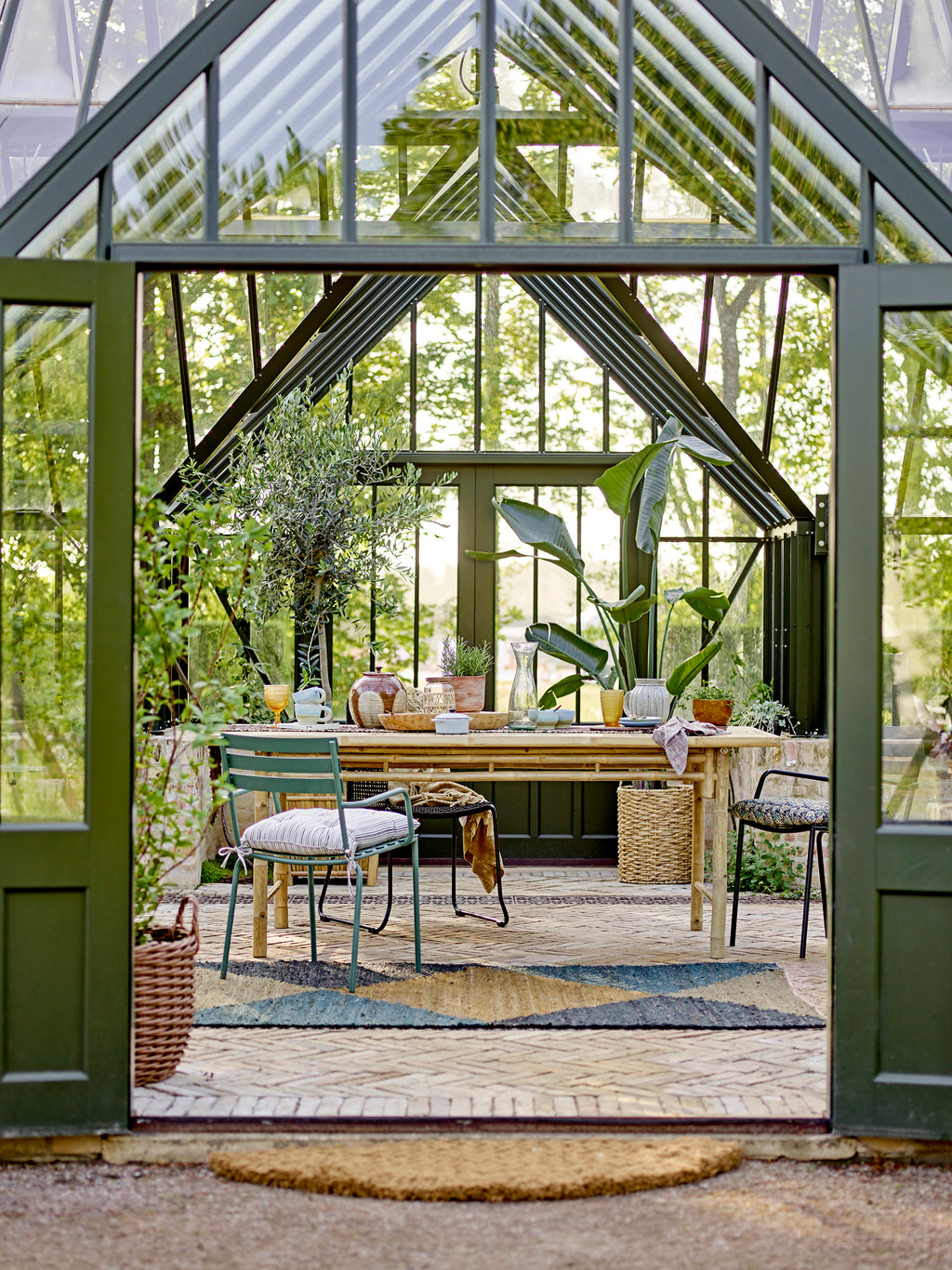 BLOOMINGVILLE Sole Dining Table, Nature, Bamboo, 200x98 cm 8