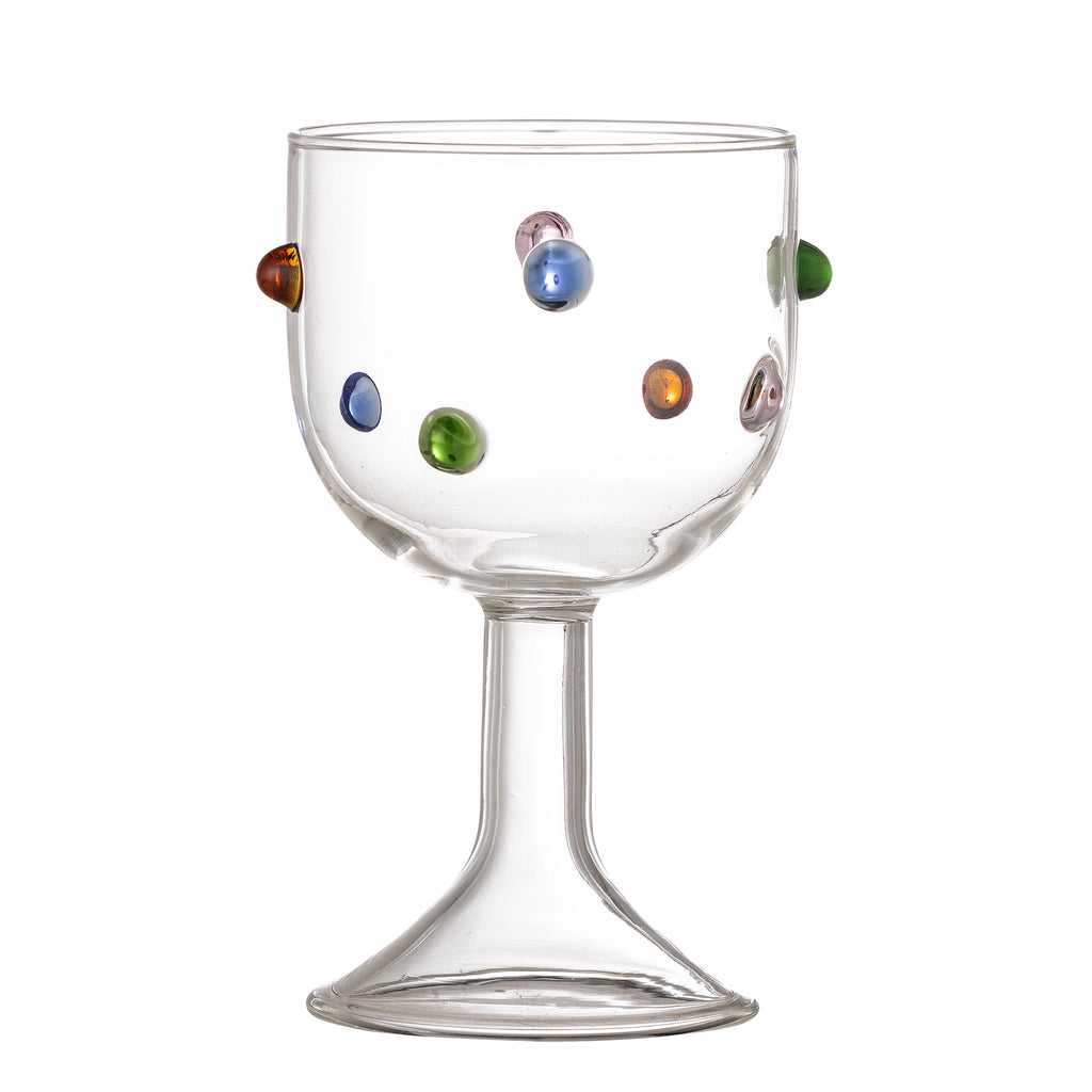 BLOOMINGVILLE Thalia Handcrafted Mouthblown Wine Glass, Set of 4