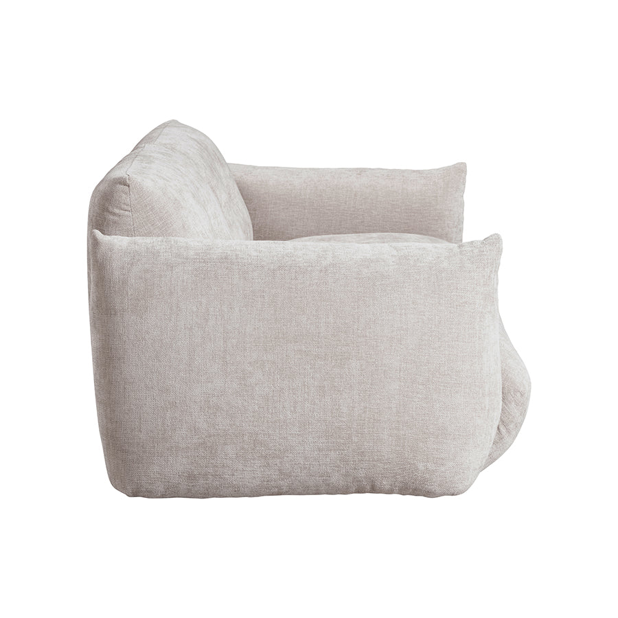 D. I. DESIGNS Wychbold 3-Seater Sofa Upholstered in Neutral Fabric (LAST ONE!)