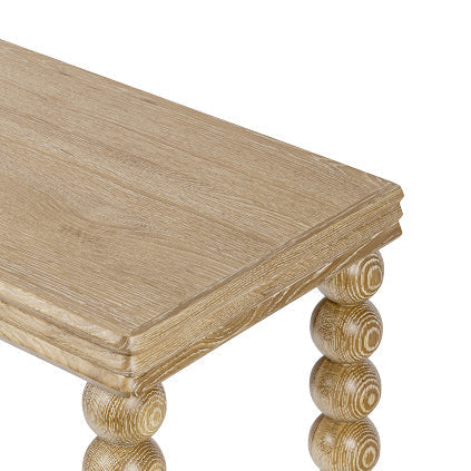 D. I. Designs Bedwyn | Oak Console Table | Sphere Legs