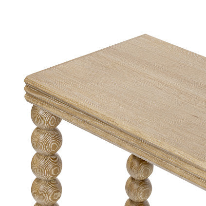 D. I. Designs Bedwyn | Oak Console Table | Sphere Legs