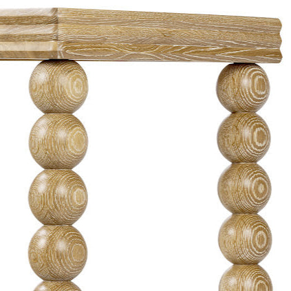 D. I. Designs Bedwyn | Oak Console Table | Sphere Legs