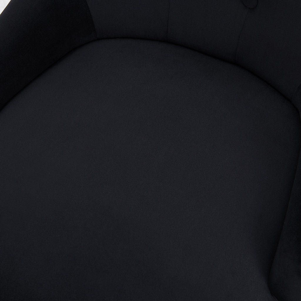 DERRYS Black Studded Lion Dining Chair With Statement Silver Lion Appliqué