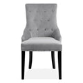 DERRYS Silver Lion Dining Chair With Statement Silver Lion Appliqué