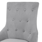 DERRYS Silver Lion Dining Chair With Statement Silver Lion Appliqué