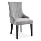 DERRYS Silver Lion Dining Chair With Statement Silver Lion Appliqué