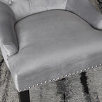 DERRYS Silver Lion Dining Chair With Statement Silver Lion Appliqué