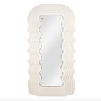 DERRYS Neon Wave LED Colour-Changing Framed Freestanding Full-Length Statement Retro Mirror - Regina Luxury Interiors
