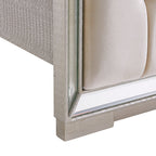 Derrys Sofia double mirrored bed frame 5
