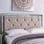 Derrys Sofia double mirrored bed frame 6