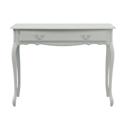 LAURA ASHLEY Provençale 1-Drawer Console Table, Dove Grey
