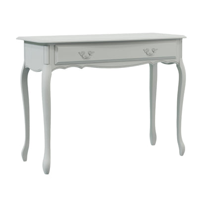 LAURA ASHLEY Provençale 1-Drawer Console Table, Dove Grey