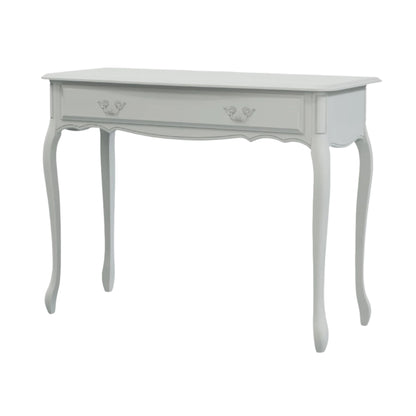 LAURA ASHLEY Provençale 1-Drawer Console Table, Dove Grey