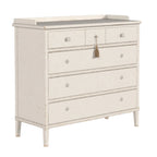 LAURA ASHLEY Annaside 3+3 Solid Poplar Chest of Drawers in Antique White, 104 x 113 cm - Regina Luxury Interiors