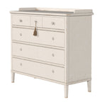 LAURA ASHLEY Annaside 3+3 Solid Poplar Chest of Drawers in Antique White, 104 x 113 cm - Regina Luxury Interiors