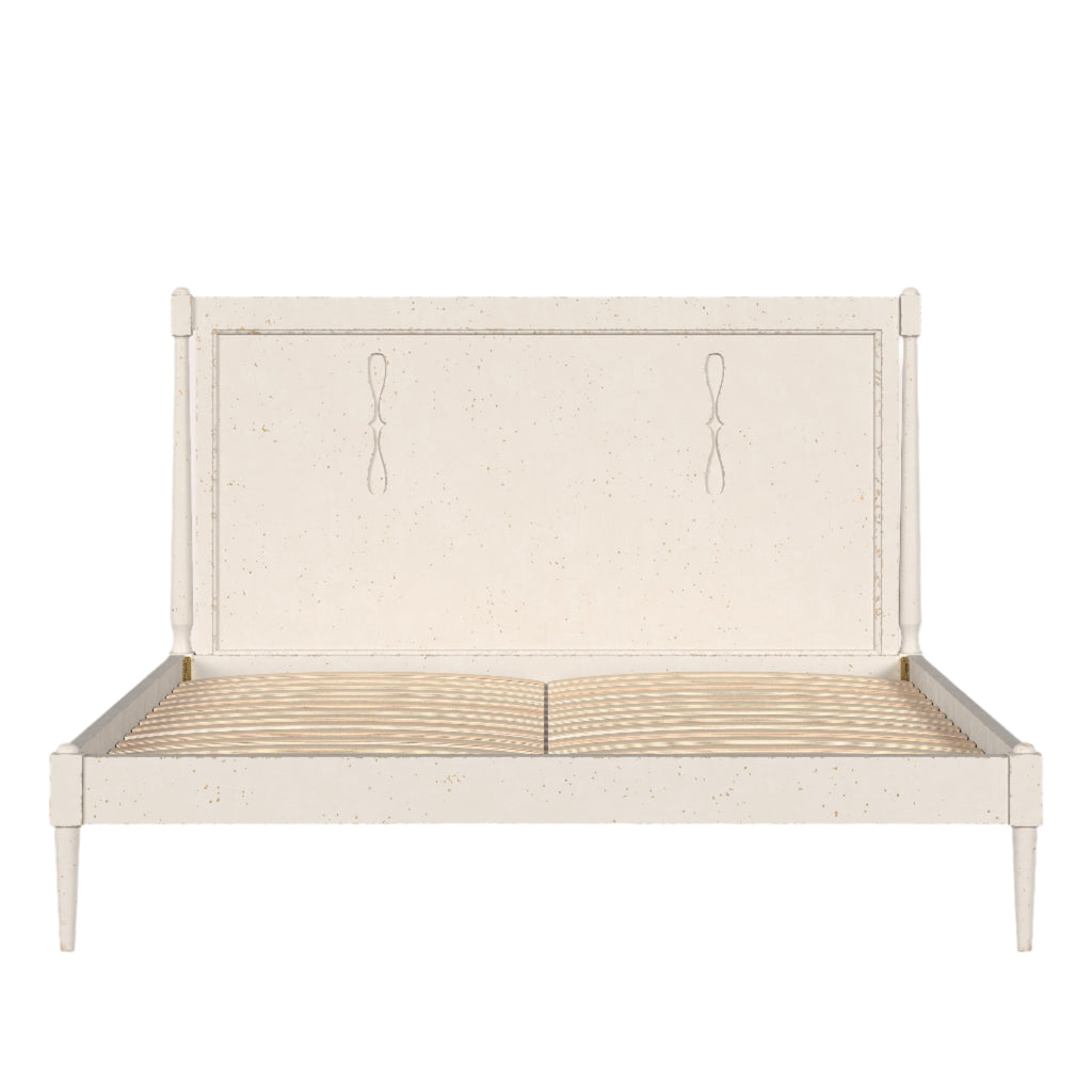 LAURA ASHLEY Annaside Solid Poplar SUPER KING SIZE Bed Frame in Antique White - Regina Luxury Interiors
