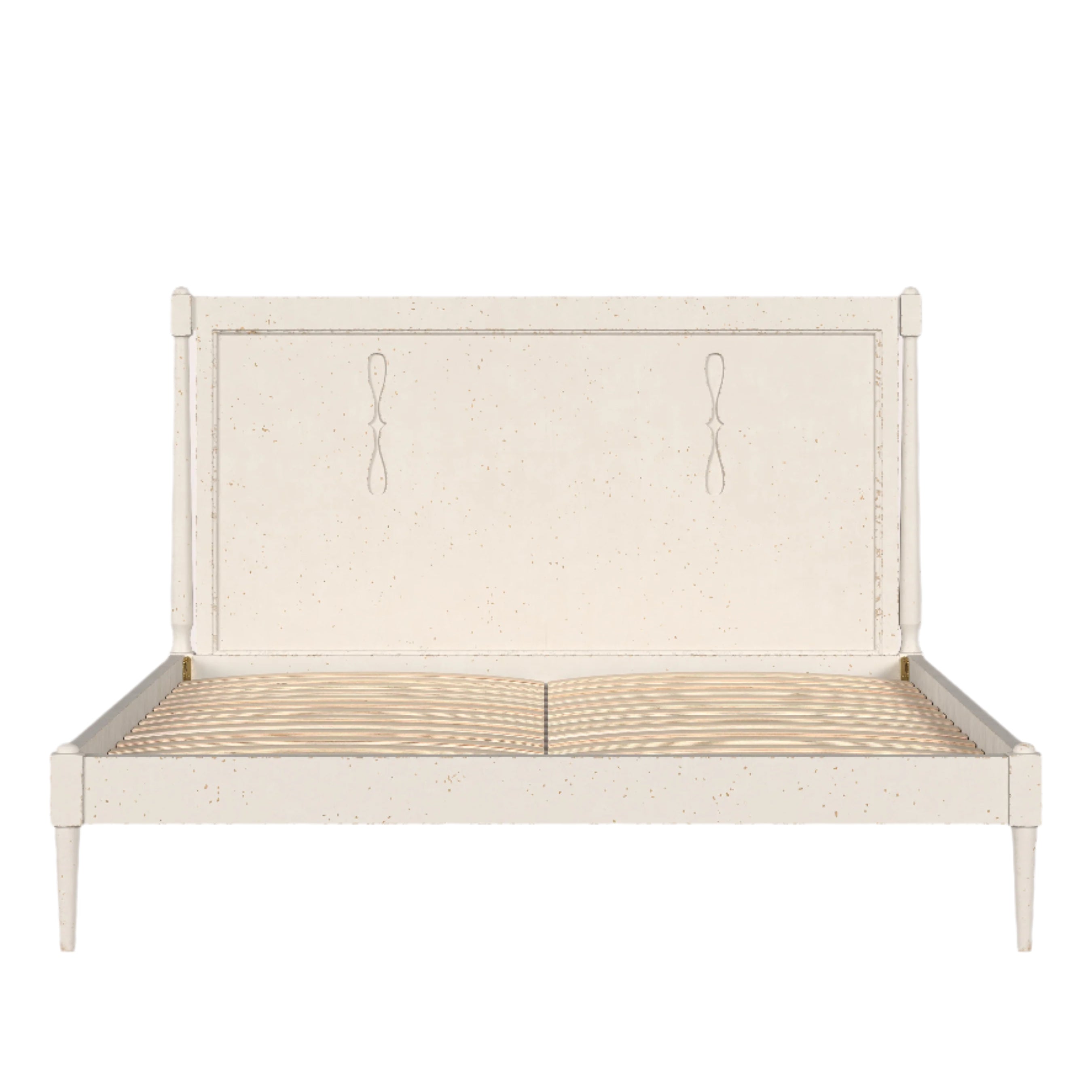 LAURA ASHLEY Annaside Solid Poplar KING SIZE Bed Frame in Antique White - Regina Luxury Interiors