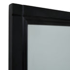 HILL INTERIORS Black Wood XL Ebony Window Mirror, 170x112 cm 3