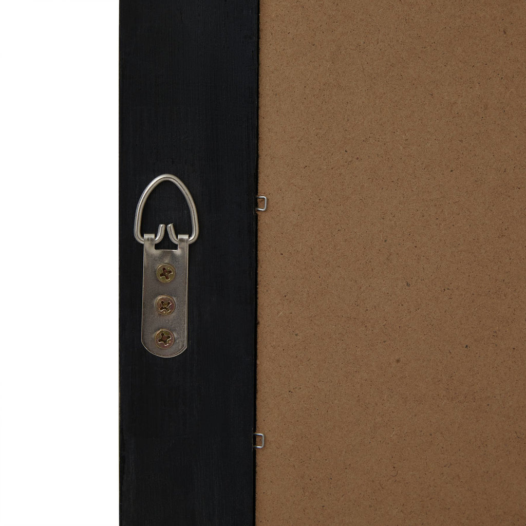HILL INTERIORS Black Wood XL Ebony Window Mirror, 170x112 cm 4