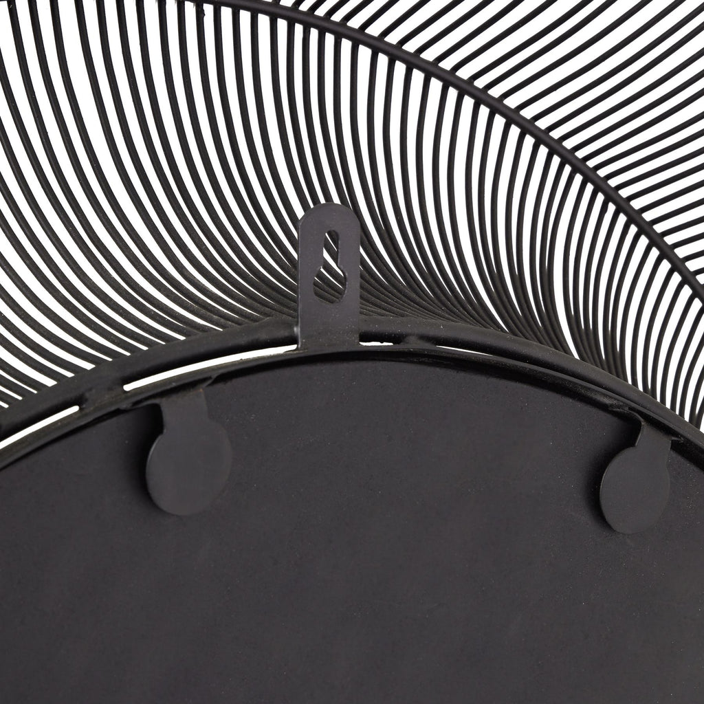 HILL INTERIORS Chico Black Large Wire Mirror 5