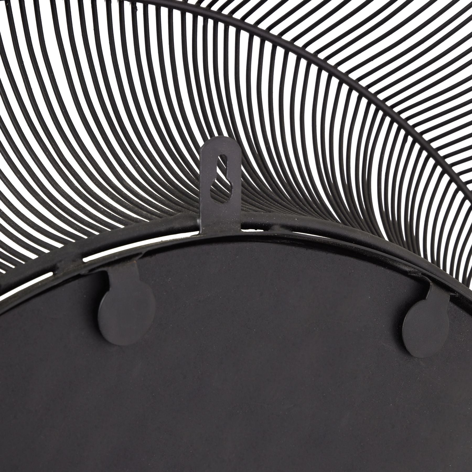HILL INTERIORS Chico Black Large Wire Mirror 5