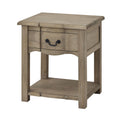 HILL INTERIORS Copgrove 1-Drawer Side Table in Hard Wood, 45 x 55 x 60 cm