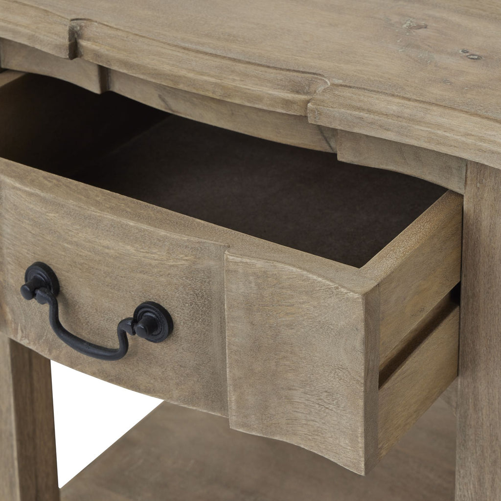 HILL INTERIORS Copgrove 1-Drawer Side Table in Hard Wood, 45 x 55 x 60 cm