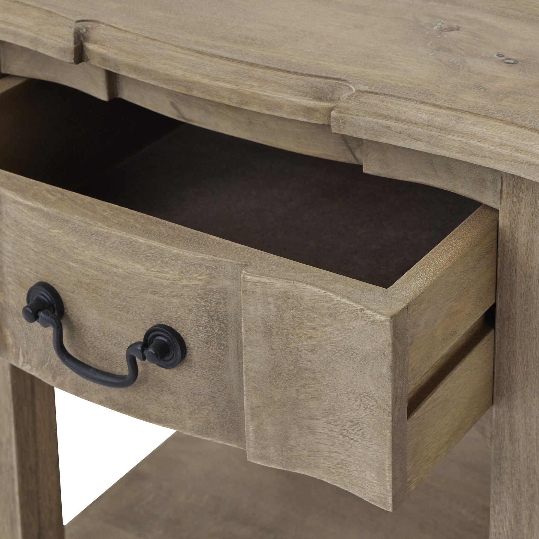 HILL INTERIORS Copgrove 1-Drawer Side Table in Hard Wood, 45 x 55 x 60 cm