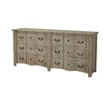 HILL INTERIORS Copgrove Handcrafted 6-Drawer Chest of Drawers in Hard Wood, W 200 cm