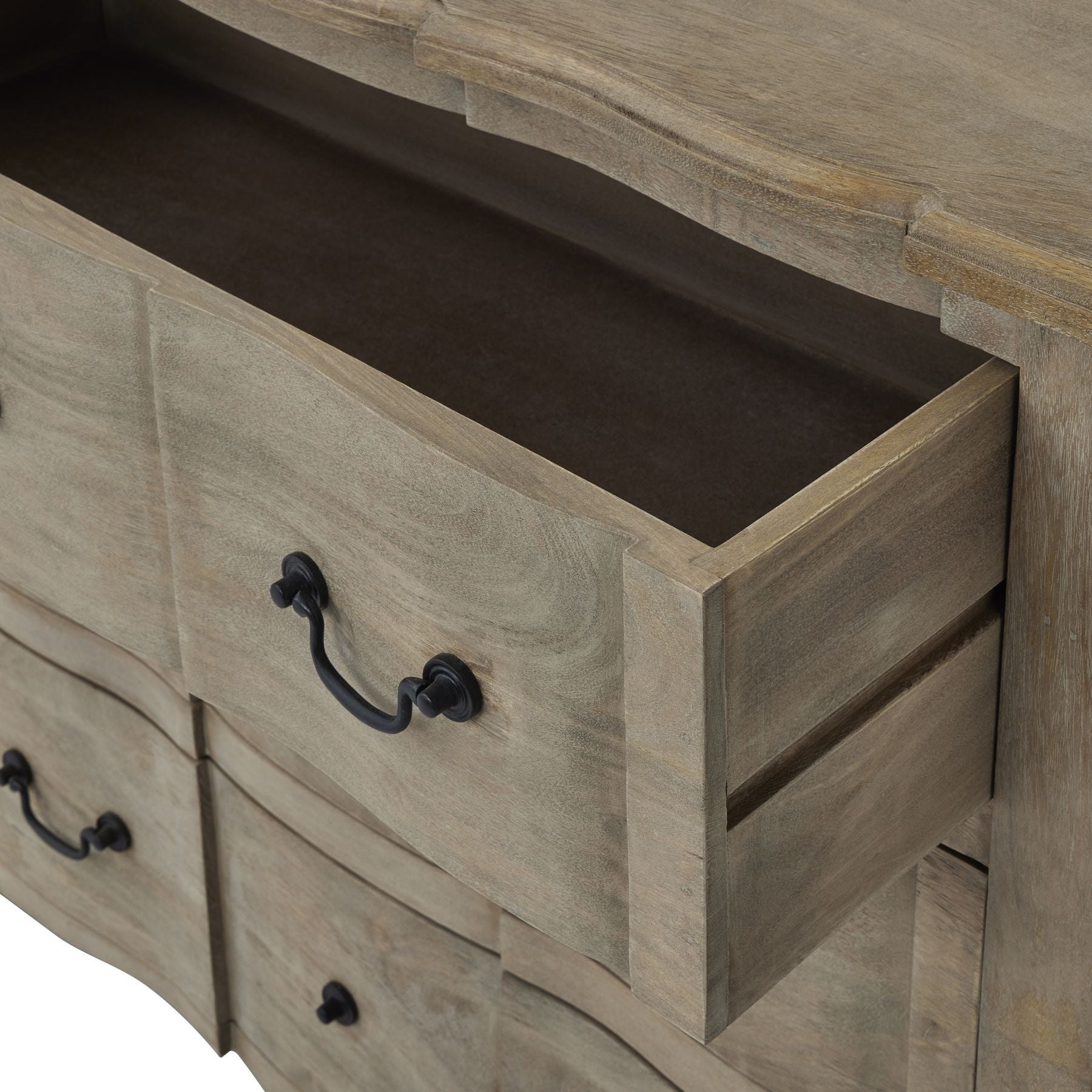 HILL INTERIORS Copgrove Handcrafted 6-Drawer Chest of Drawers in Hard Wood, W 200 cm
