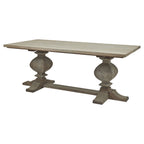 HILL INTERIORS Copgrove Handcrafted Large Rectangular Dining Table in Hard Wood, 200 x 100 cm