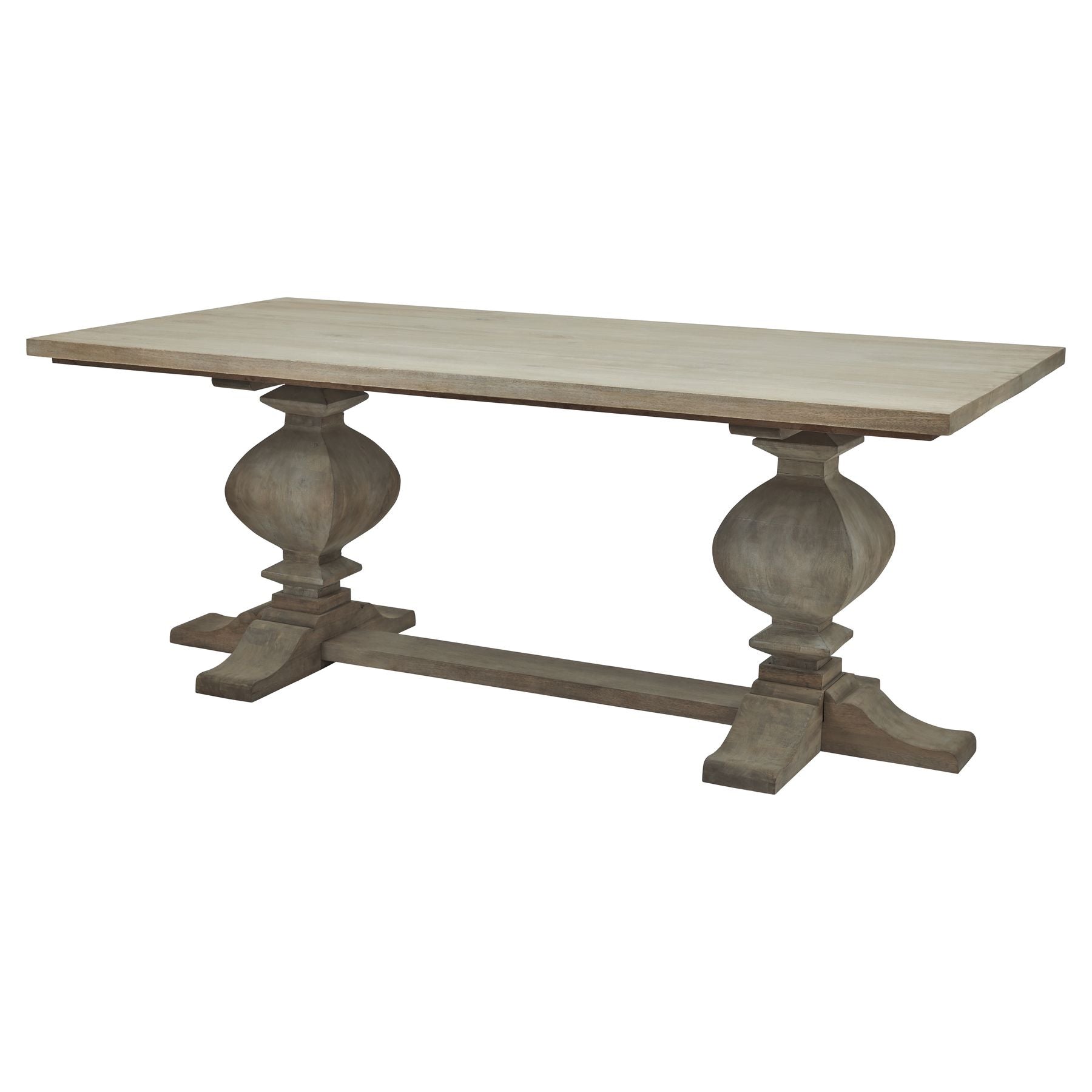 HILL INTERIORS Copgrove Handcrafted Large Rectangular Dining Table in Hard Wood, 200 x 100 cm