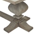 HILL INTERIORS Copgrove Handcrafted Large Rectangular Dining Table in Hard Wood, 200 x 100 cm