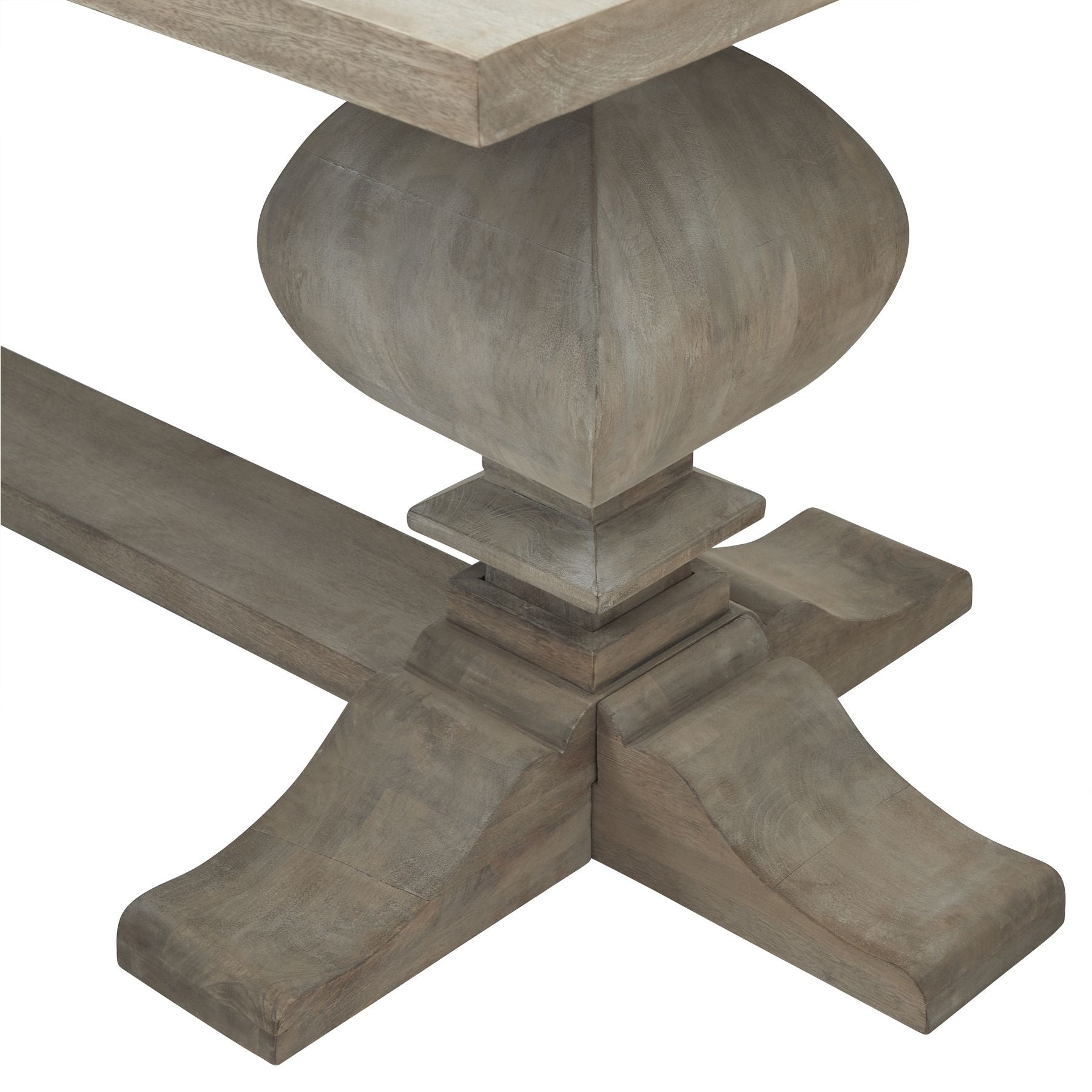 HILL INTERIORS Copgrove Handcrafted Large Rectangular Dining Table in Hard Wood, 200 x 100 cm