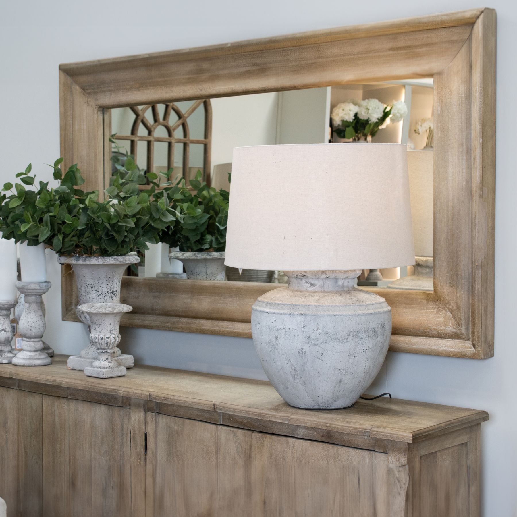 HILL INTERIORS Copgrove Handcrafted Large Statement Mirror, 200 x 100 cm