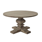 HILL INTERIORS Copgrove Handcrafted Round Pedestal Dining Table, Ø 150 cm